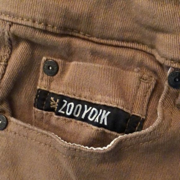 Zoo York Brown Jeans 28 Stretch Skinniest Pants - Picture 5 of 9
